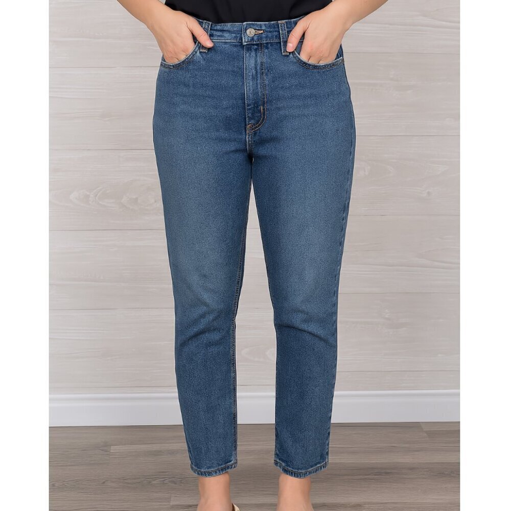 Agolde Women's Kye Mid Rise Straight Crop Jeans size 28